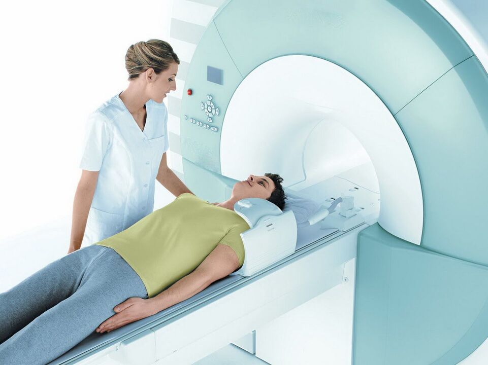 MRI for diagnosing osteochondrosis