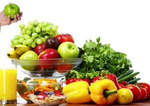 Fruits and vegetables