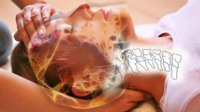 Degenerative changes in spinal discs for cervical osteochondrosis