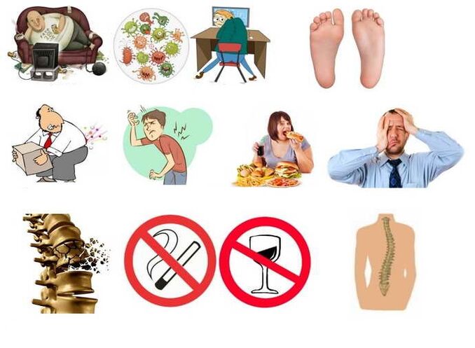 Many causes of osteochondrose